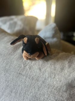 Ty Beanie Baby Doby Dog Plush Beanbag 1996 Vintage Retired