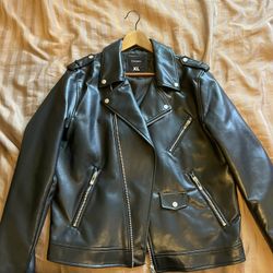 Fake leather jacket never worn