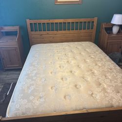 queen bedroom set and mattress 