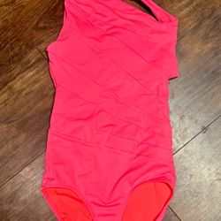 KIAVA  One Piece Swimsuit Hot Pink One Shoulder Women's Size XS Beach Summer 🇺🇸