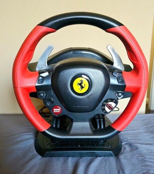 XBOX Ferrari Driving Wheel With Pedals