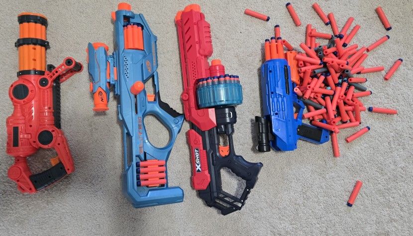 Nerf Guns $15 All Working Perfect!