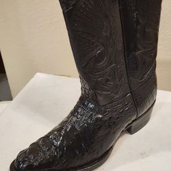 Justin Crocodile Boots New Size 12