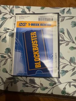 Blockbuster dvd case with movie