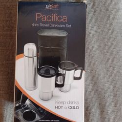 Pacifica 4 PC Travel Drink Set