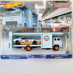 Hot Wheels Team Transport #57 De Tomaso Pantera Gruppo 4 Gulf 