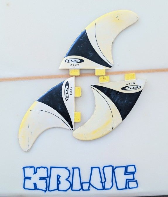 Surfboard surf fins FCS Ozzy Large thruster set