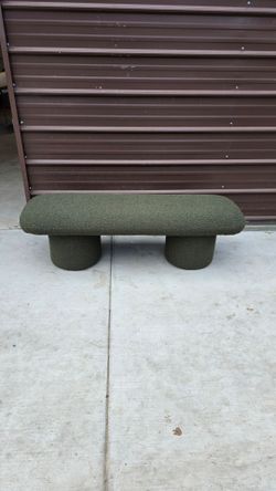 Este Fern Green Bouncle Bedroom Bench
