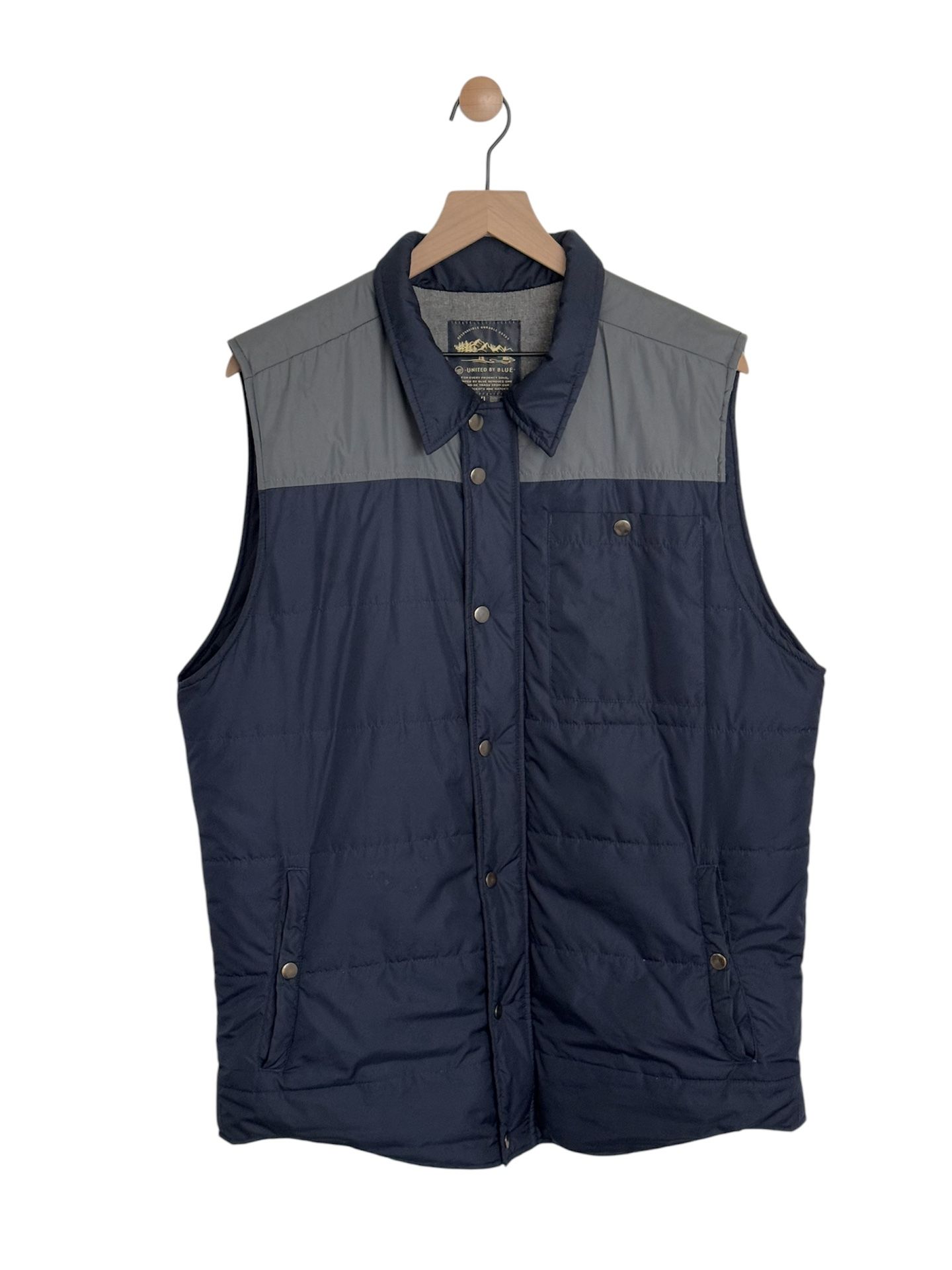United By Blue Puffer Vest Men’s Size XL