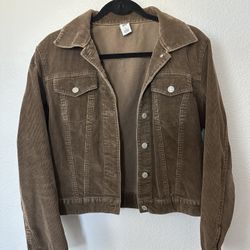 GAP Brown Corduroy Jean Jacket Small