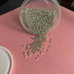 Lots Of Silvee Seed Beads