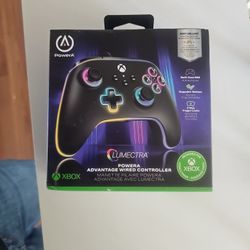 NEW PowerA Advantage Wired Controller for Xbox (Lumectra RGB)