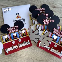 Mickey Mouse Birthday Party Invitations