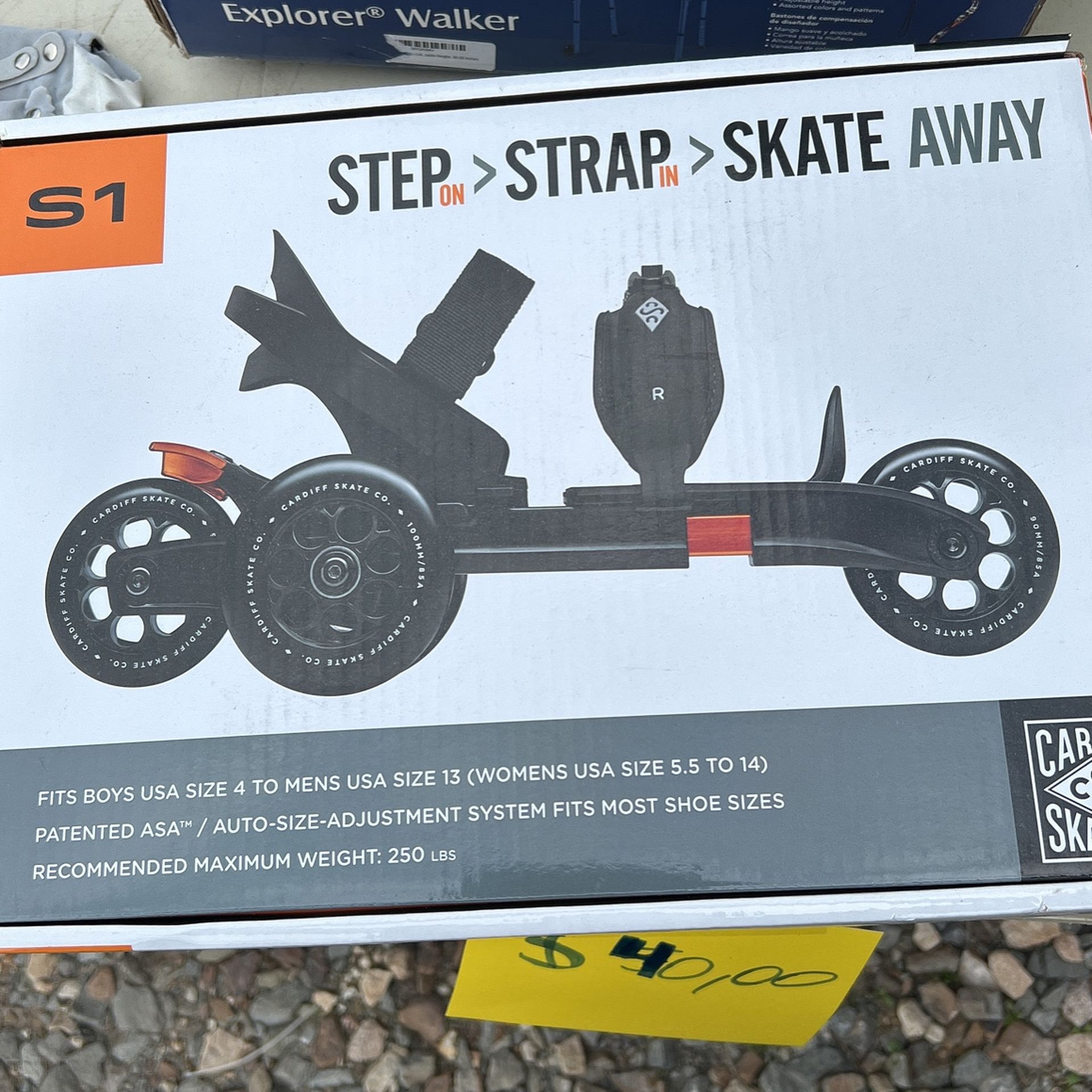 Step On Strap In Skate Away