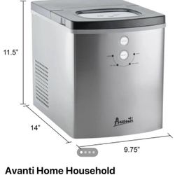 Avanti Home Household Portable Countertop Ice Maker...