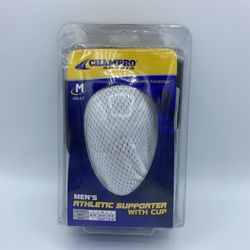 CHAMPRO WITH CUP ATHLETIC SUPPORTER BASEBALL ADULT MENS JOCK STRAP Sz.Medium