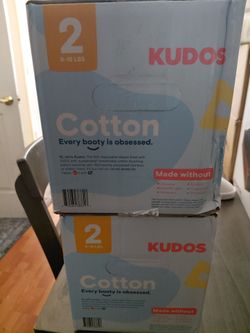 Kudos Cotton Diapers Size 2 – 2 Boxes