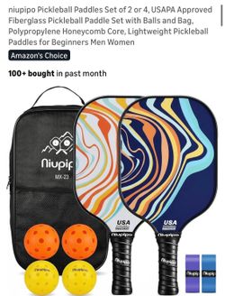 NIUPIPO new Pickleball paddle set for 2