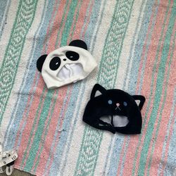 cute panda cat dog hat accessories 