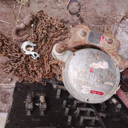 Yale Chain Hoist Hand Tool Lift Winch