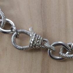 Heavy Judith Ripka 925 Silver Chain 