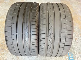 Two Tires 275/30/20 Continental Sport contact 6 Acoustic Like new with 85-95% Left Audi Amazing deal
