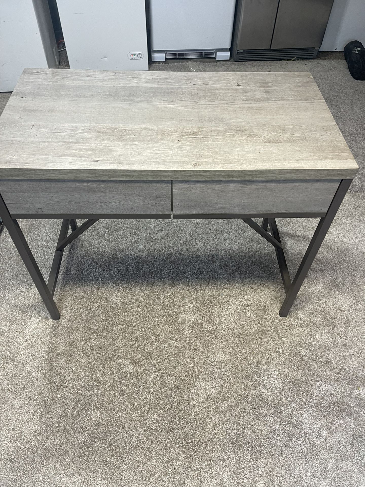 Sauder Manhattan Gate Work Table, Mystic Oak Finishy
