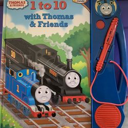 Kids Thomas The Train Math Active Point Count 1-10 Book