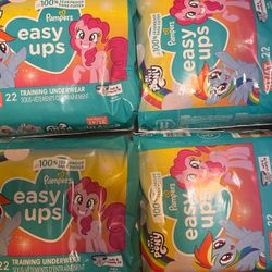 Girl Easy Ups 3/4 T Each $7  Or 4/$25