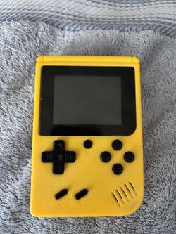 Yellow Handheld Retro Mini Game Console
