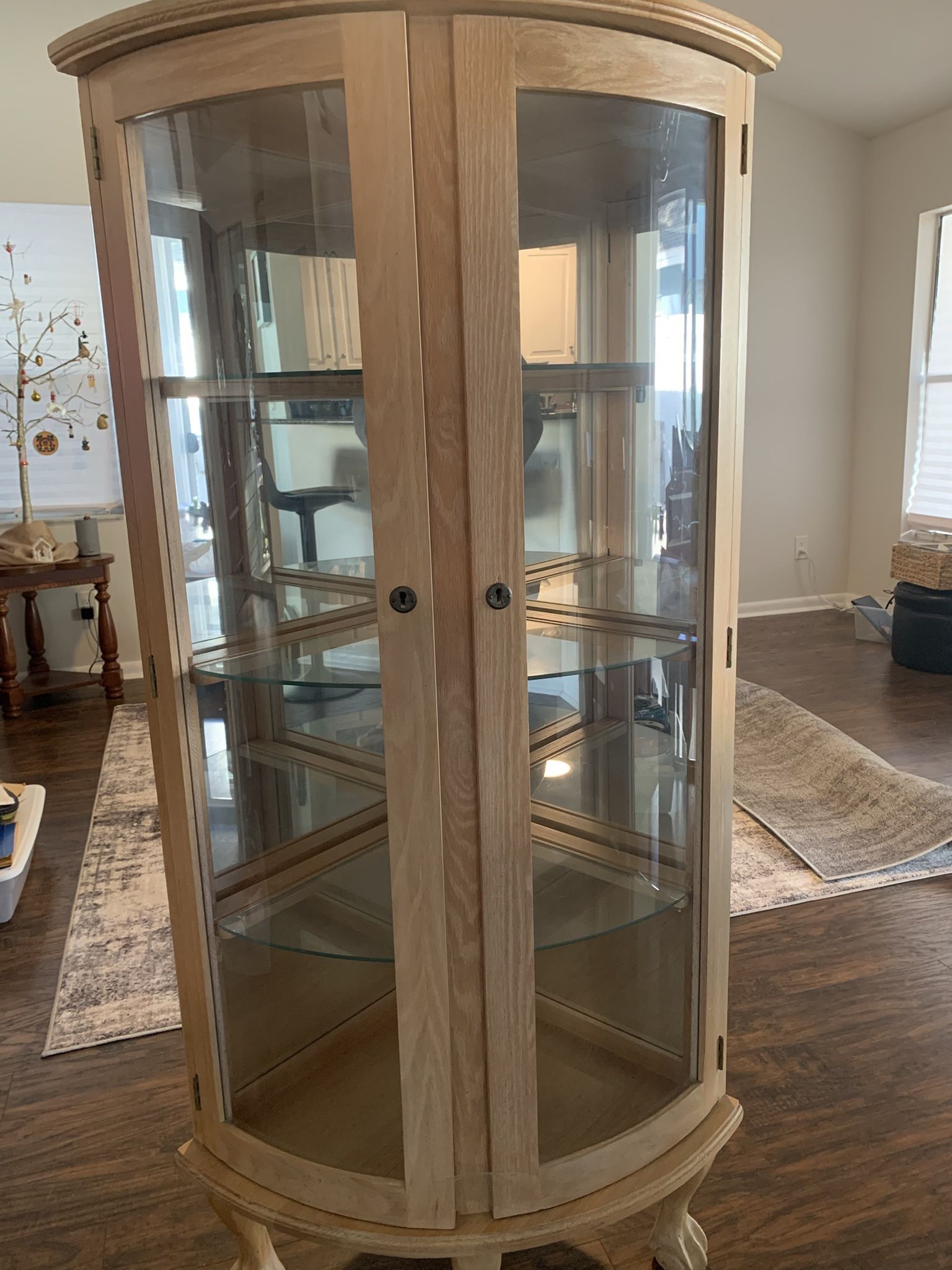 Corner Curio Cabinet 