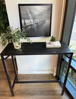 Modern Black Bar Table / Pub Table