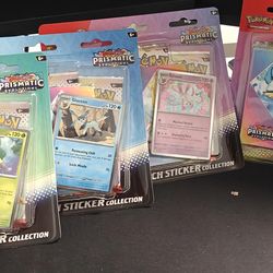 Prismatic Evolutions Tech Sticker Collection