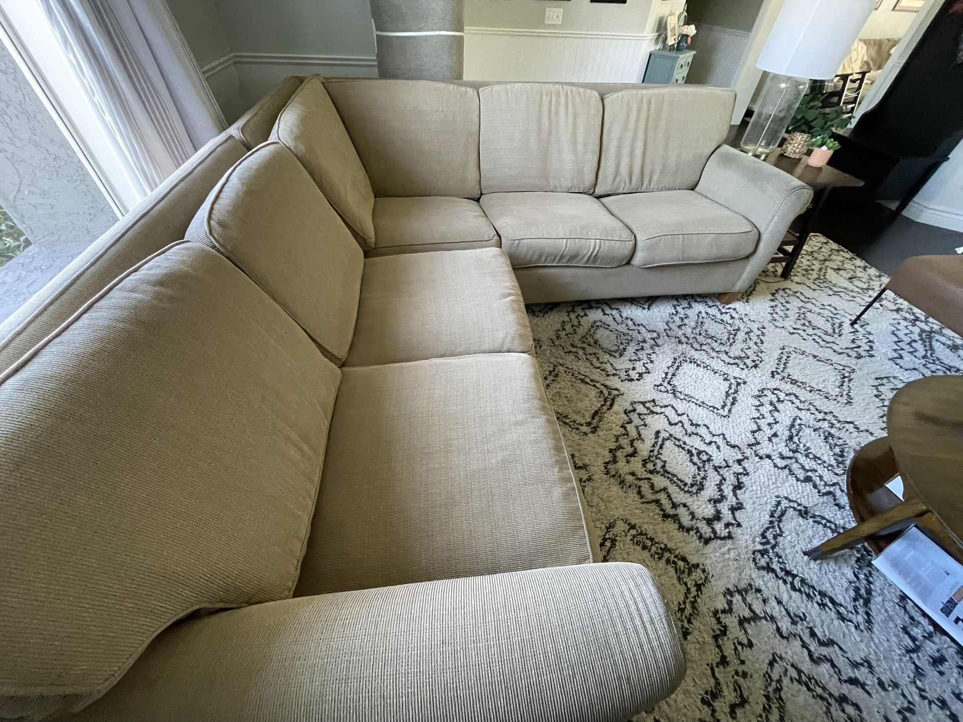 Sectional Beige Sofa