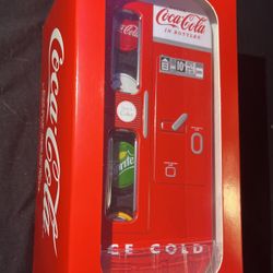 4 Coin Set Pure Silver 24 Grams, 6 Grams Each Coca Cola Vending Machine - Limited Edition
