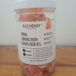 BRAND NEW NEVER USED Alchemy Living™ : Pink Himalayan Bath Rocks