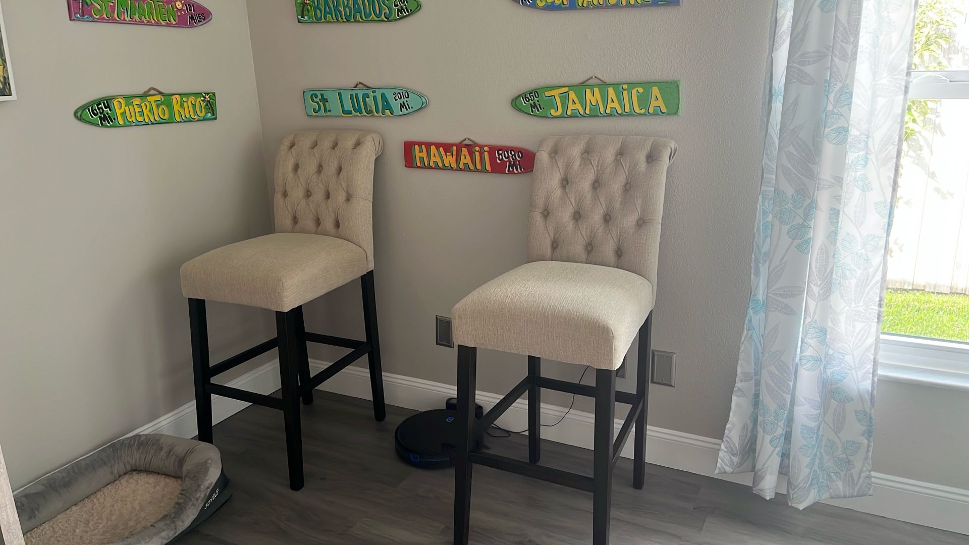 Set Of 2 Bar Height Stools