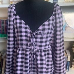 Wild Fable Gingham Dress 