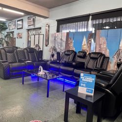 🚚Hot Deal🚚Brand New 3pc Power Reclining Sofa, Power Reclining Loveseat & Power Recliner Chair $1899, Finance Available, Delivery Available 