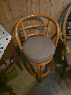 2 barstools rotating chairs for kitchen or decor