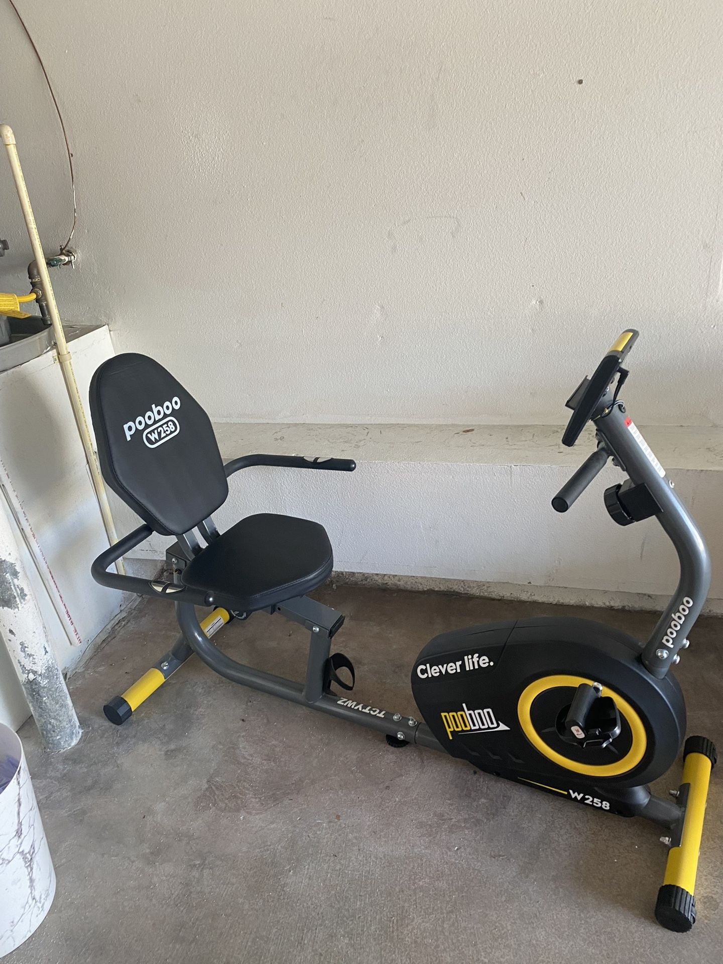 Unused exercise bike