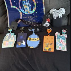 Disney Retractable Lanyard Card Holder $20 EACH FIRM-Cute For School I.D. 