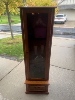 Oak Gun Cabinet