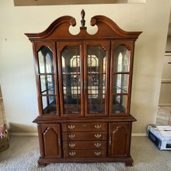 Nice China Hutch with Working Lights