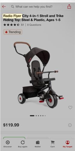 Radio flyer 4-1 trike BNIB