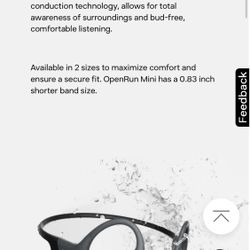 SHOKZ OPENRUN HEADSET MINI