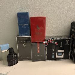 Designer Colognes (YSL, Ralph Lauren, Valentino, Prada)