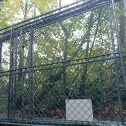 Portable Chain Link Fence Panels Used 