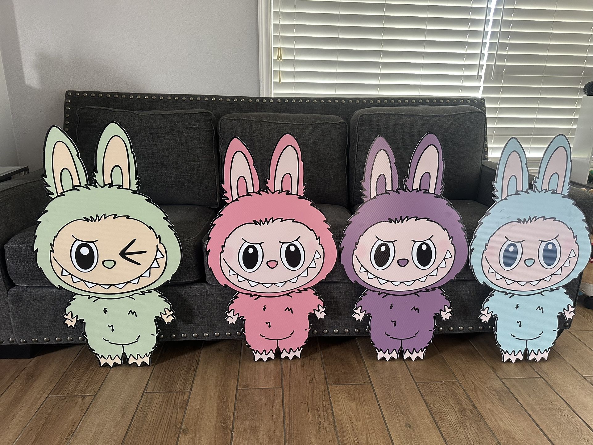 Labubu cutouts