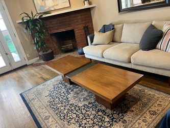 John Keal for Brown Saltman Mid-Century American Wood Expandable Coffee Table